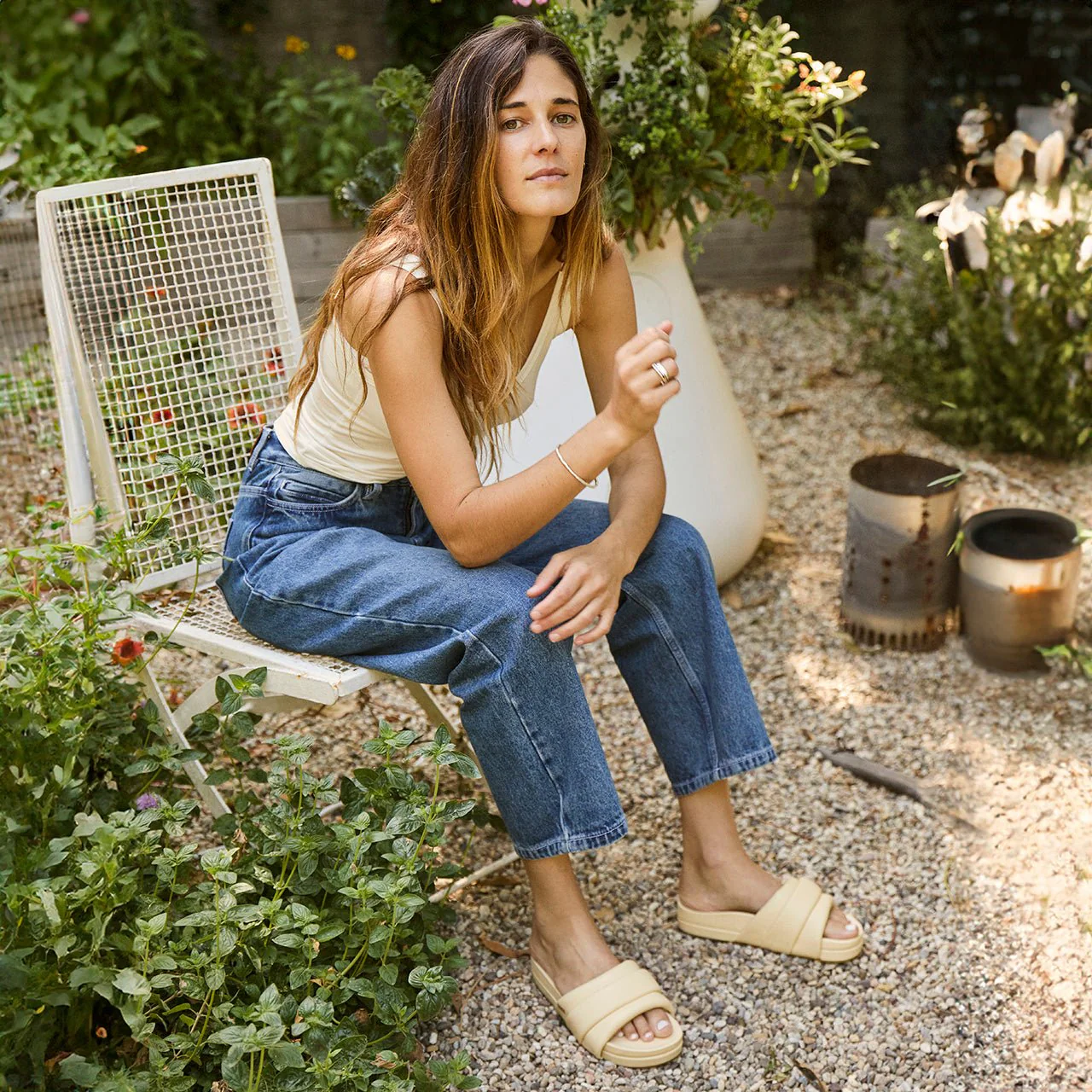 The Softie Slide - Cream - Image 8