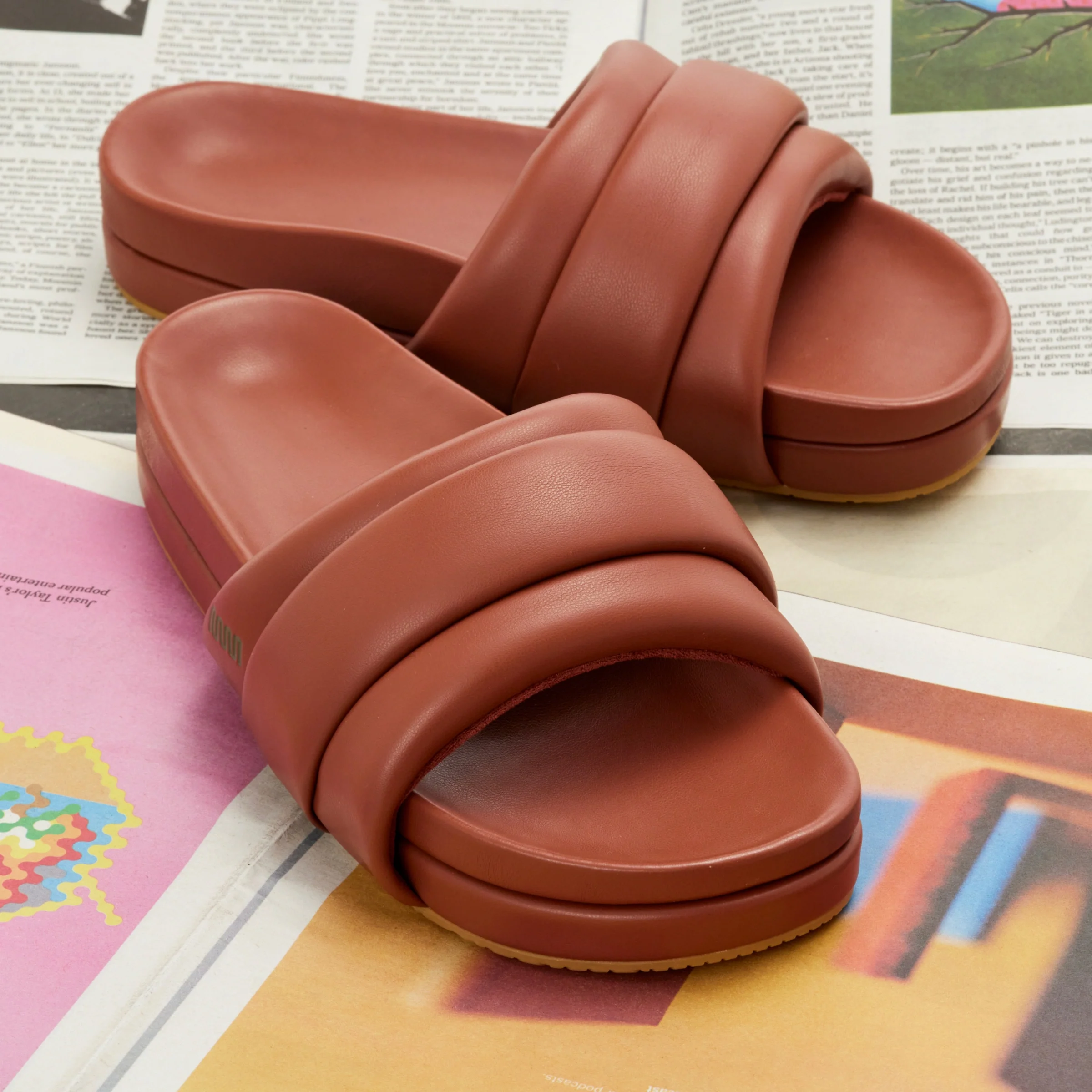 The Softie Slide - Tobacco Brown - Image 3