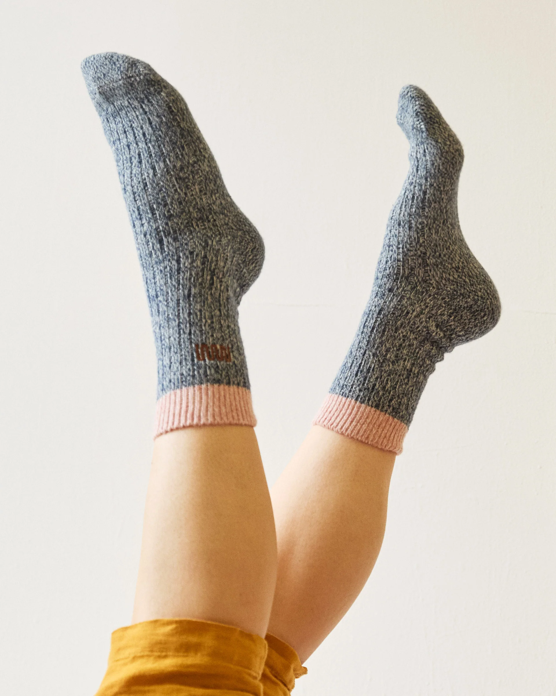 Everyday Sock - Navy & Salmon - Image 3