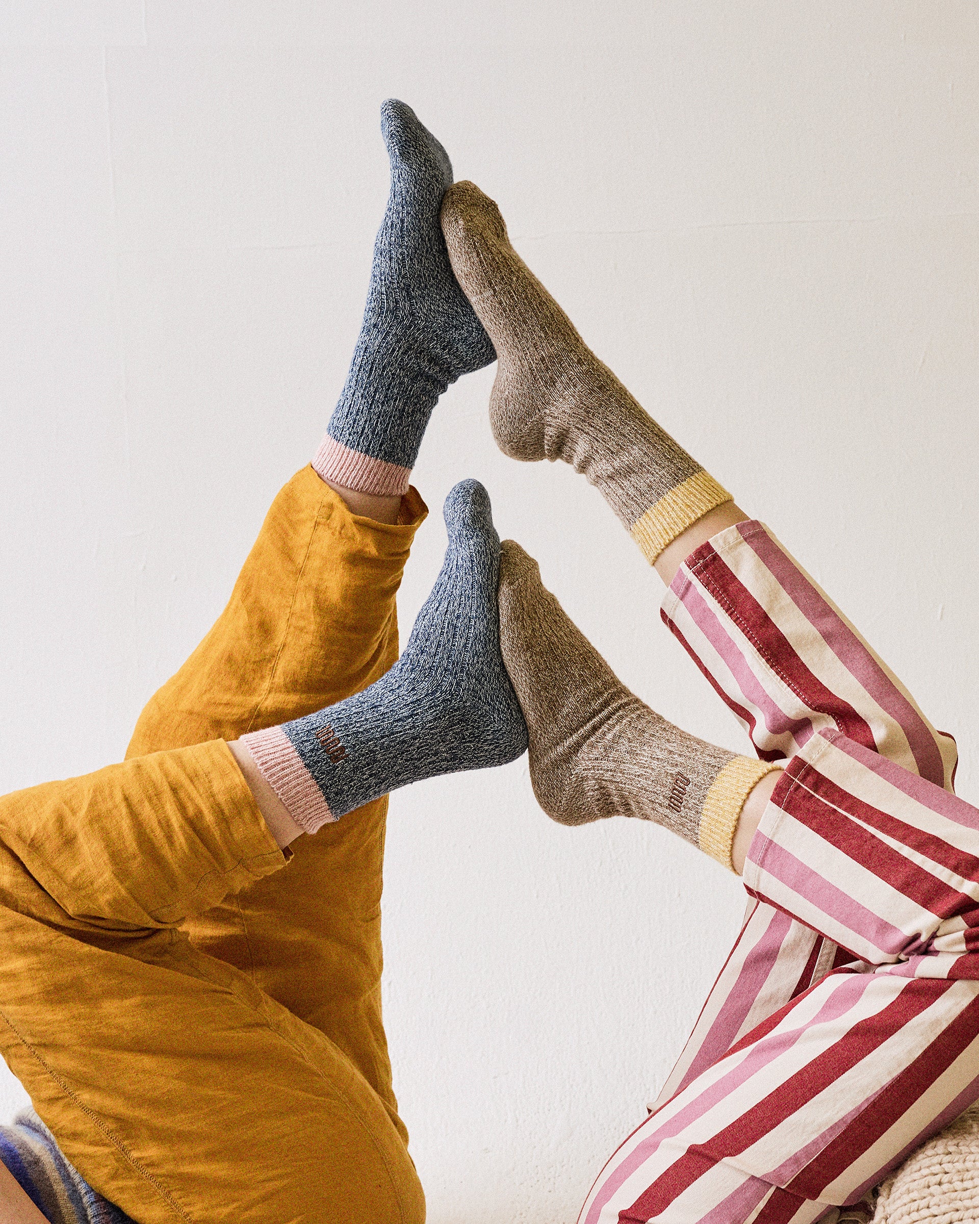 Everyday Sock - Navy & Salmon - Image 5