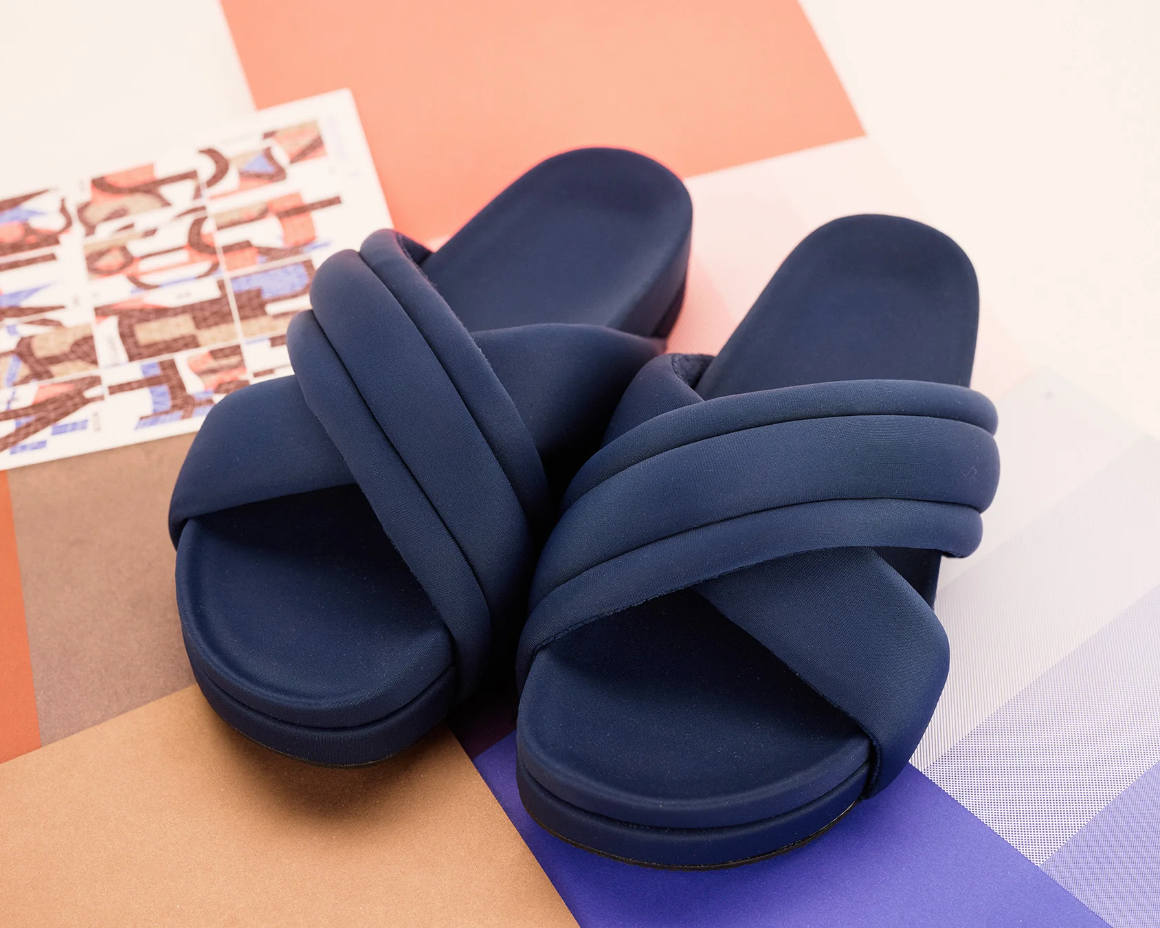 Huggy Slide - Navy Blue - Image 3