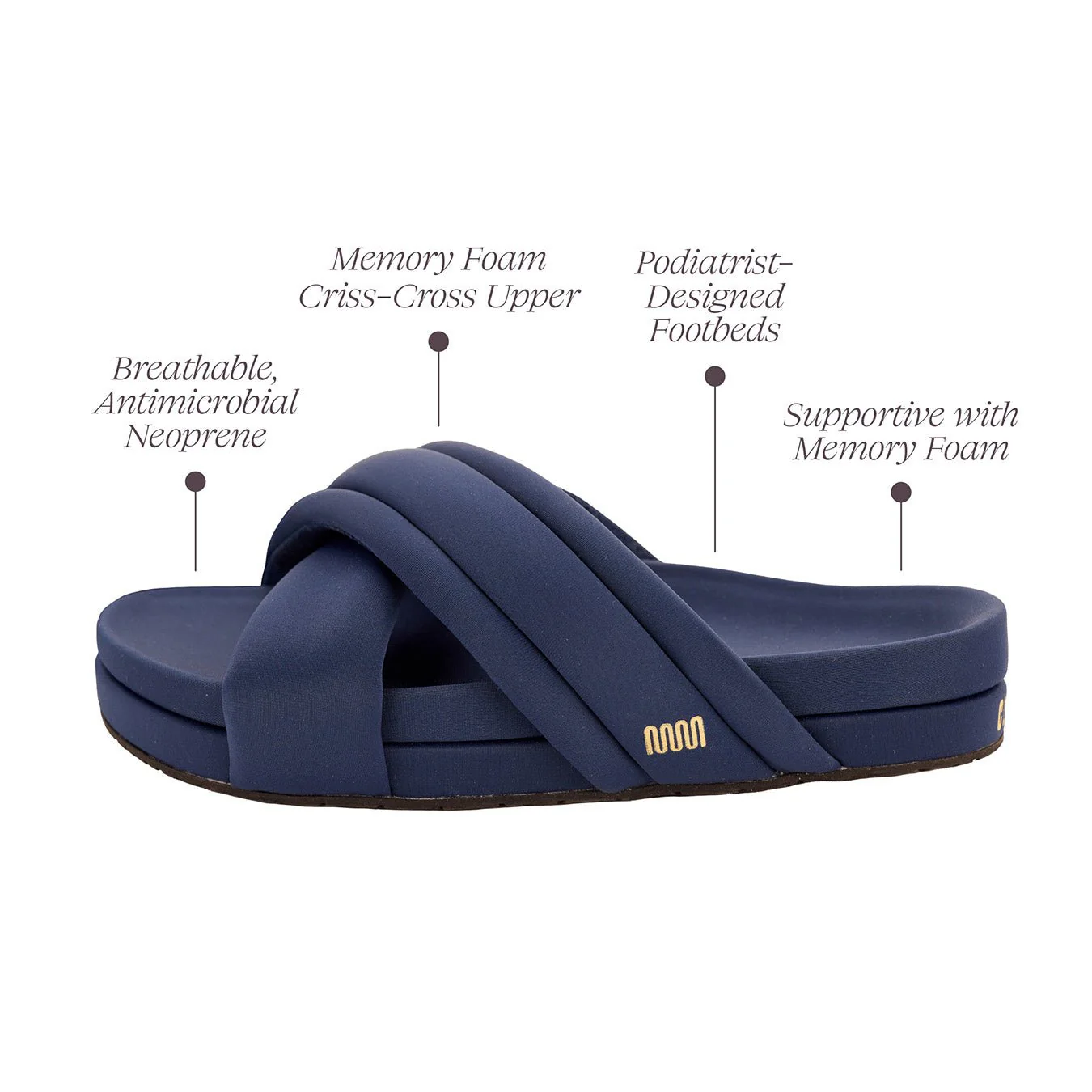 Huggy Slide - Navy Blue - Image 5
