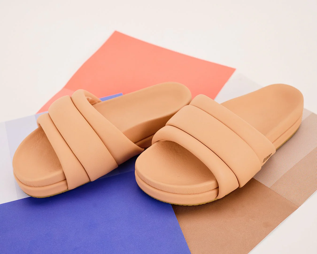 The Softie Slide - Blush Pink Napa Leather - Image 3