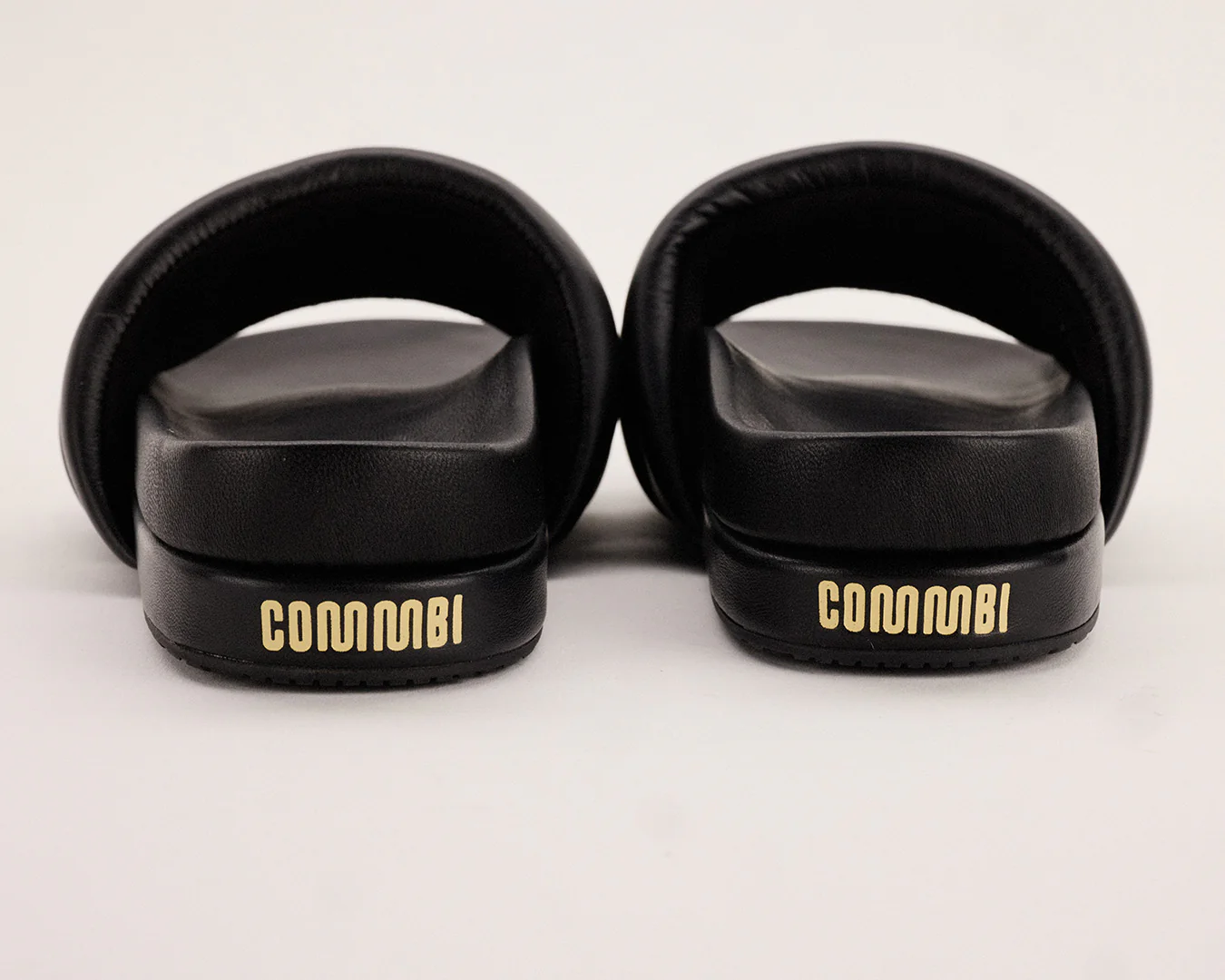 The Softie Slide - Midnight Black Napa Leather - Image 12