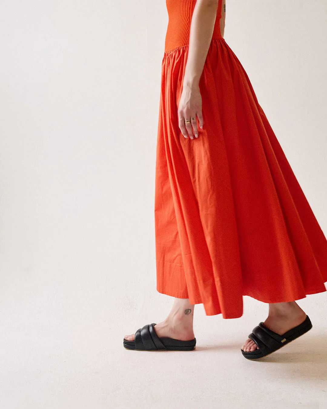 The Softie Slide - Midnight Black Napa Leather - Image 4