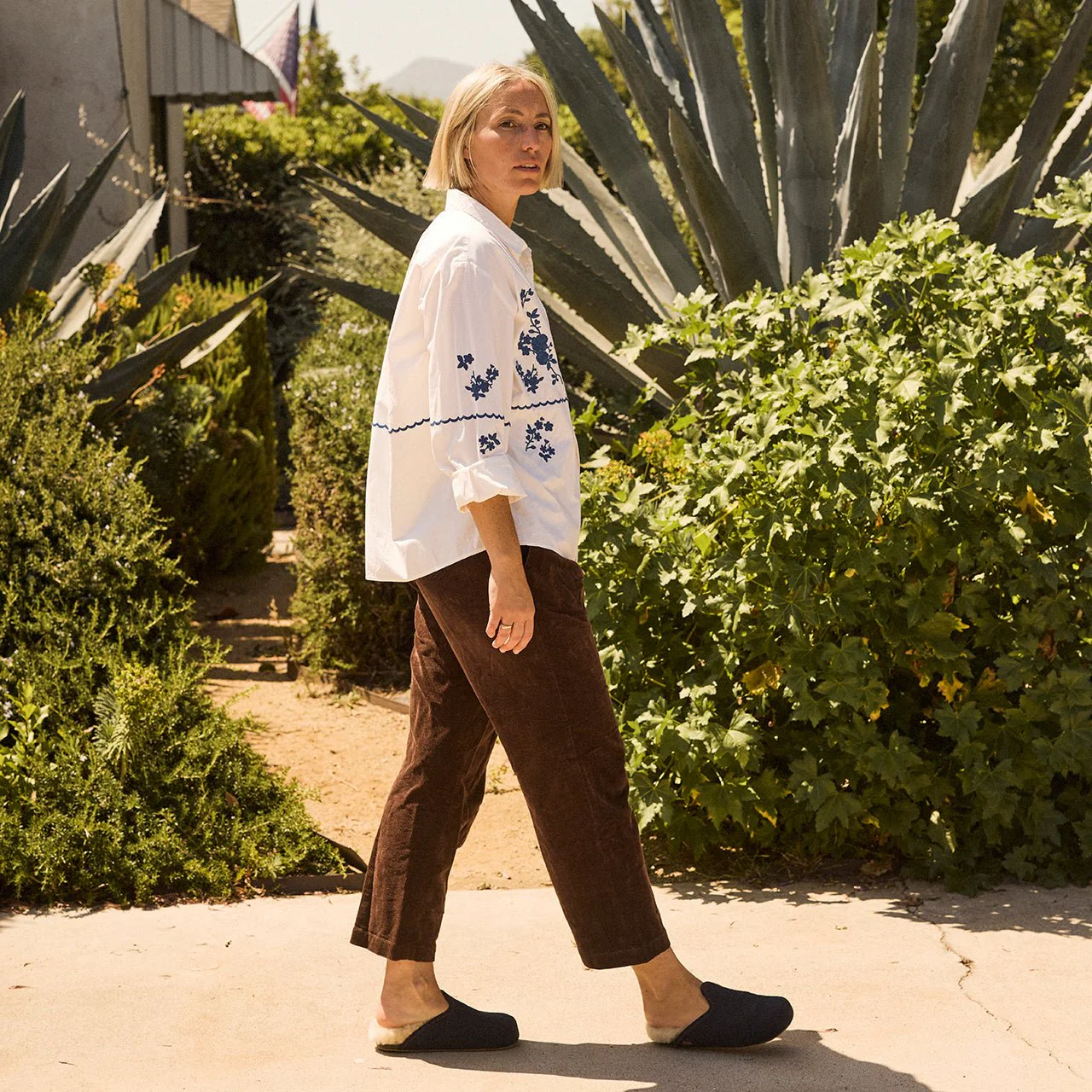 The Woolie Burro - Navy with Shearling - Image 10