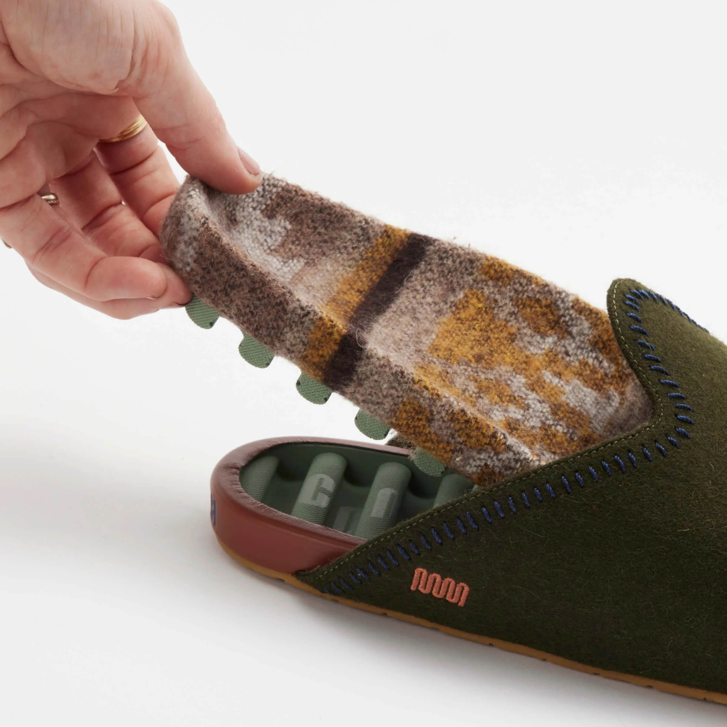 The Woolie Burro - Forest Elf Green with Ashland - Image 11