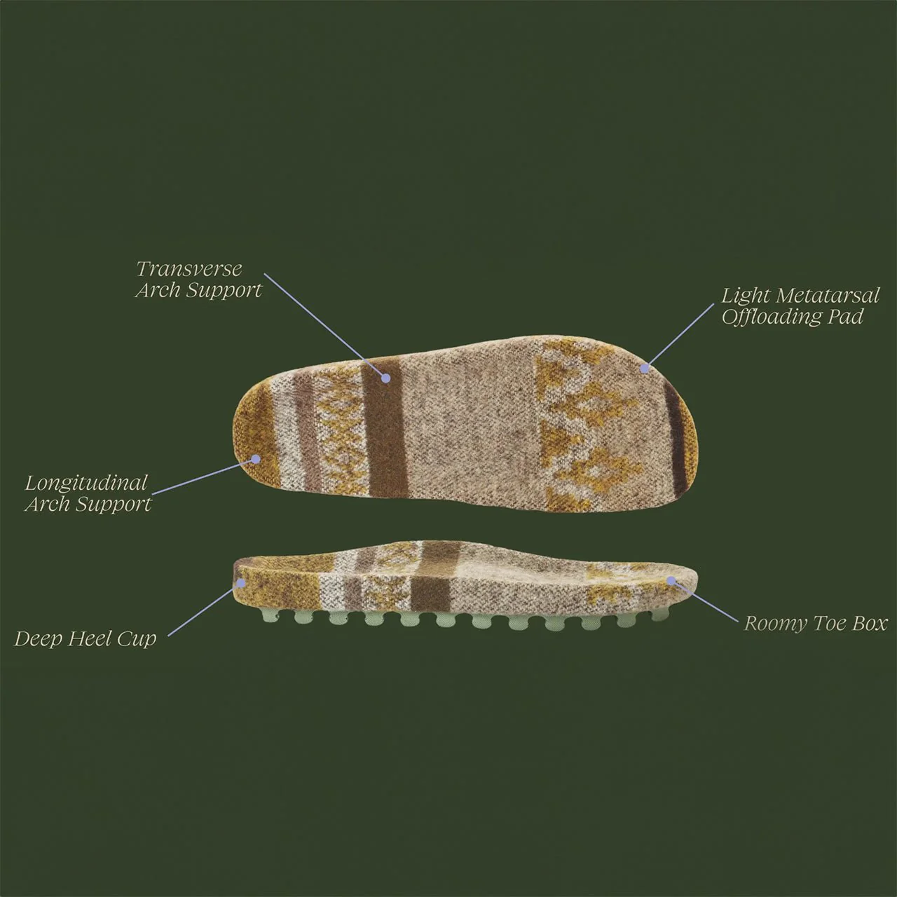 The Woolie Burro - Forest Elf Green with Ashland - Image 15