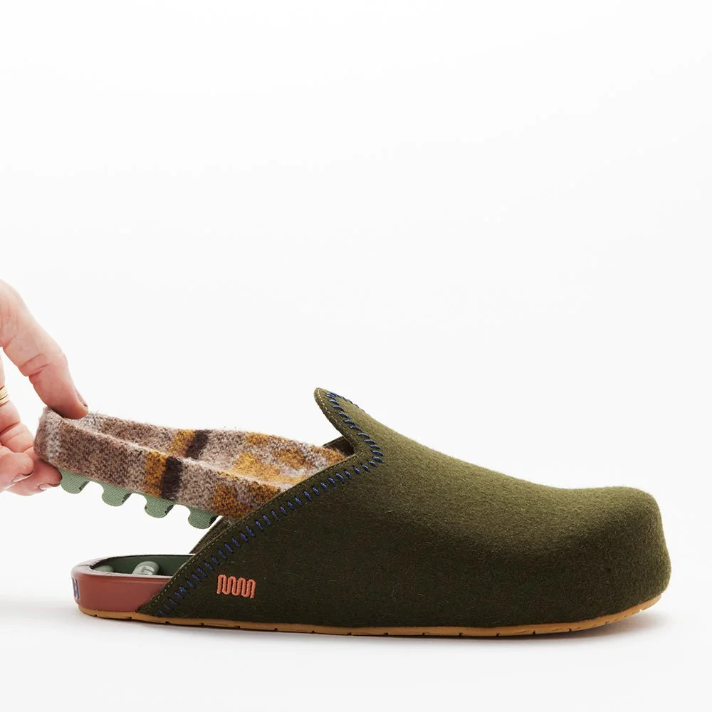 The Woolie Burro - Forest Elf Green with Ashland - Image 8